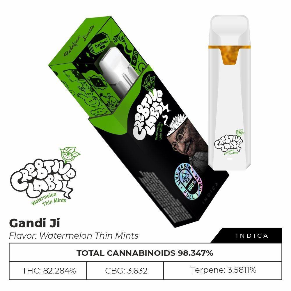 Watermelon Thin Mints - Whole Plant Live Resin - Disposable - 1g