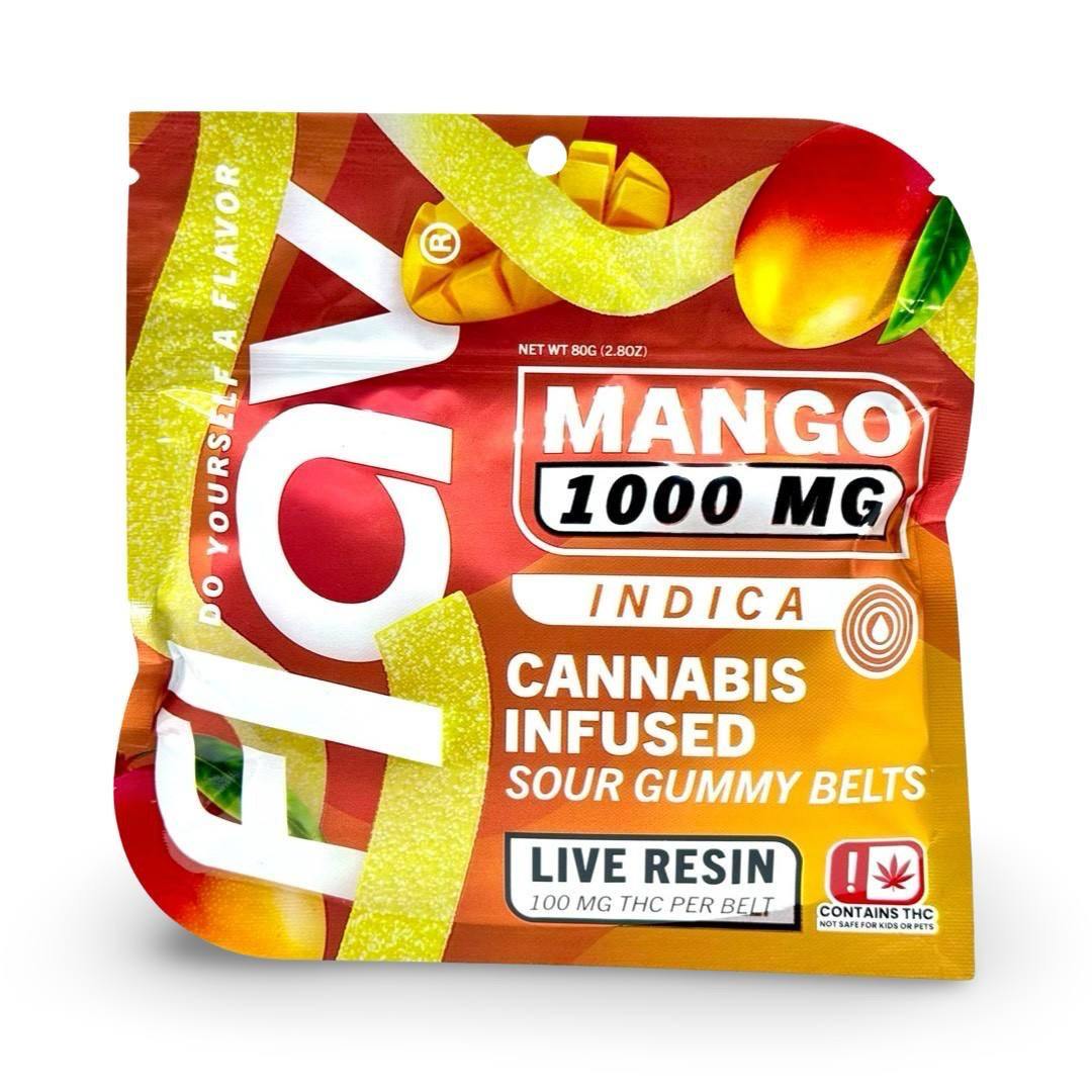 Mango Belts - Live Resin Gummies - 1000mg - SPECIAL PRICE!