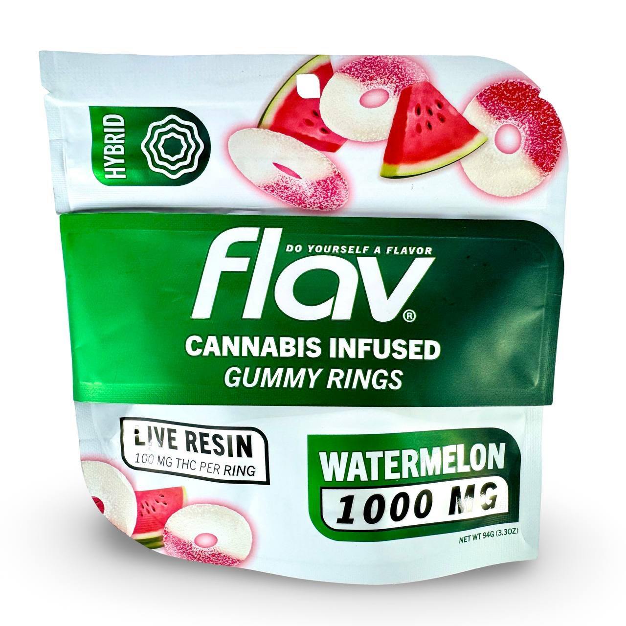 Watermelon Rings - Live Resin Gummies - 1000mg - SPECIAL PRICE!
