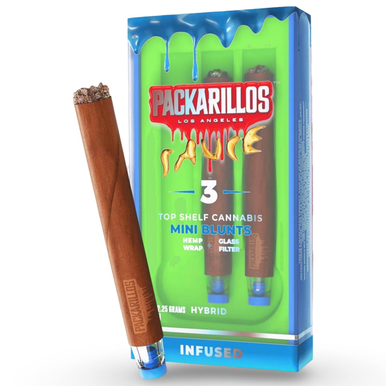 NO USAR Strawnana - Mini Blunts - (3 J's Per Pack x 0.75g ea)