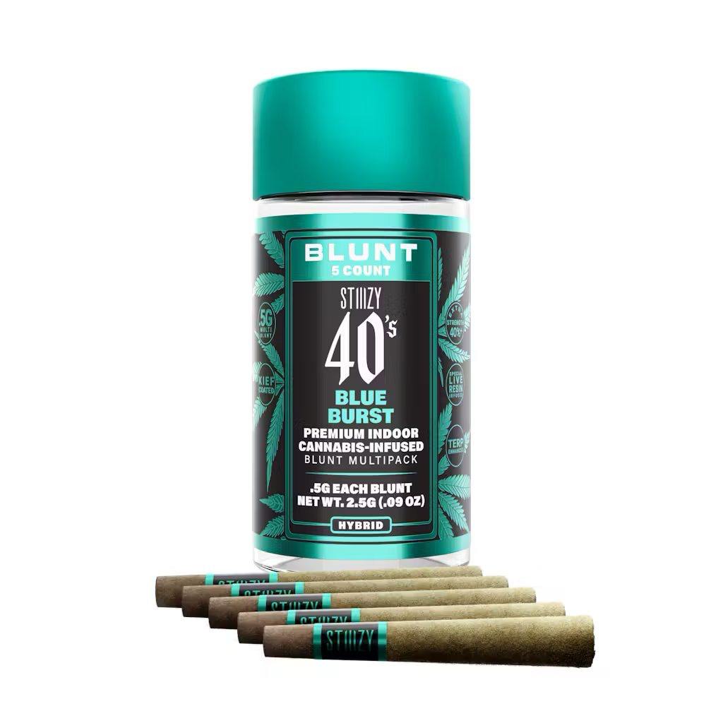 Blue Burst - Infused Mini Blunts- (5 J's Per Pack x 0.5g ea)