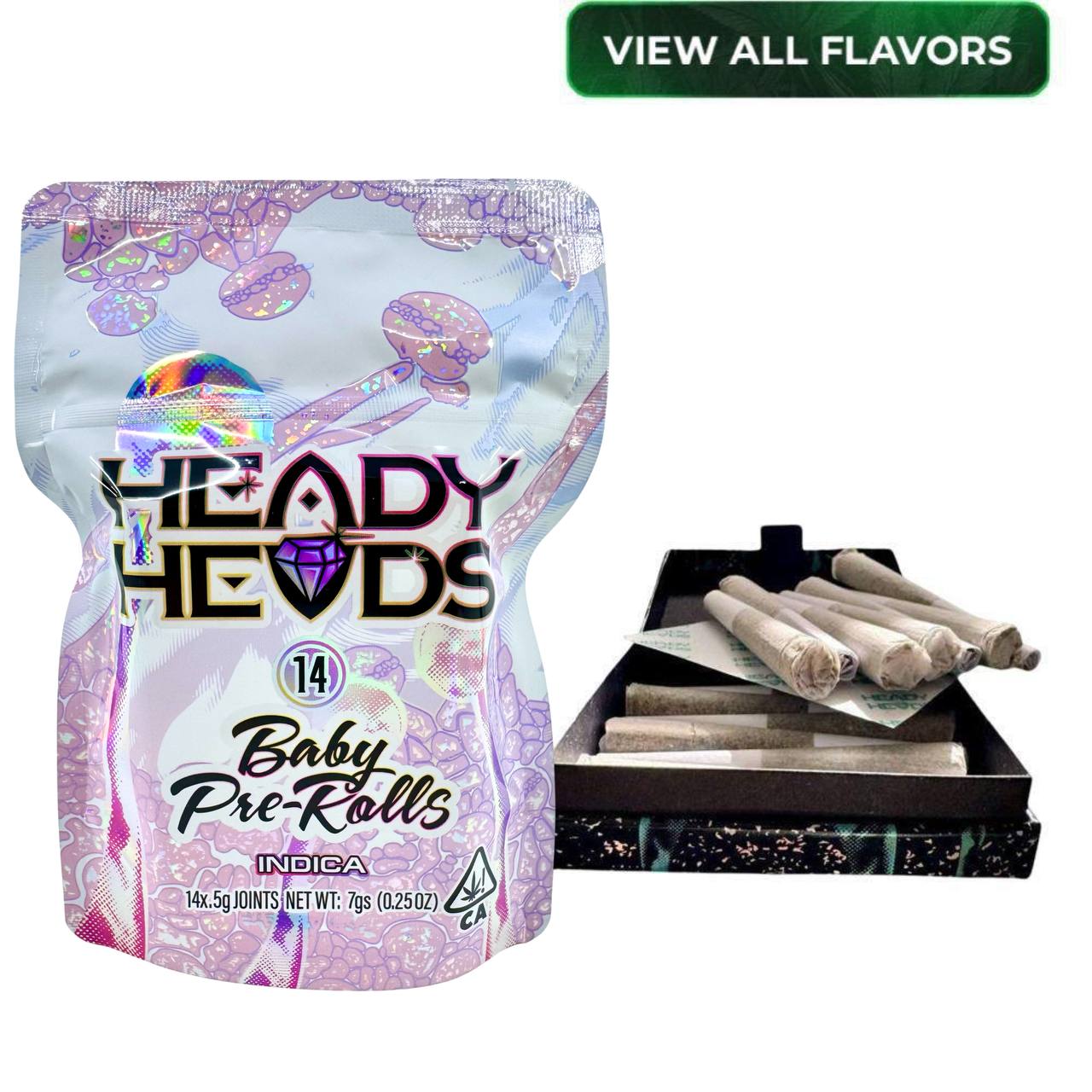 Cherry Runtz - Baby Joints - Hashish Infused - 7g (14 J's Per Pack x 0.5g)