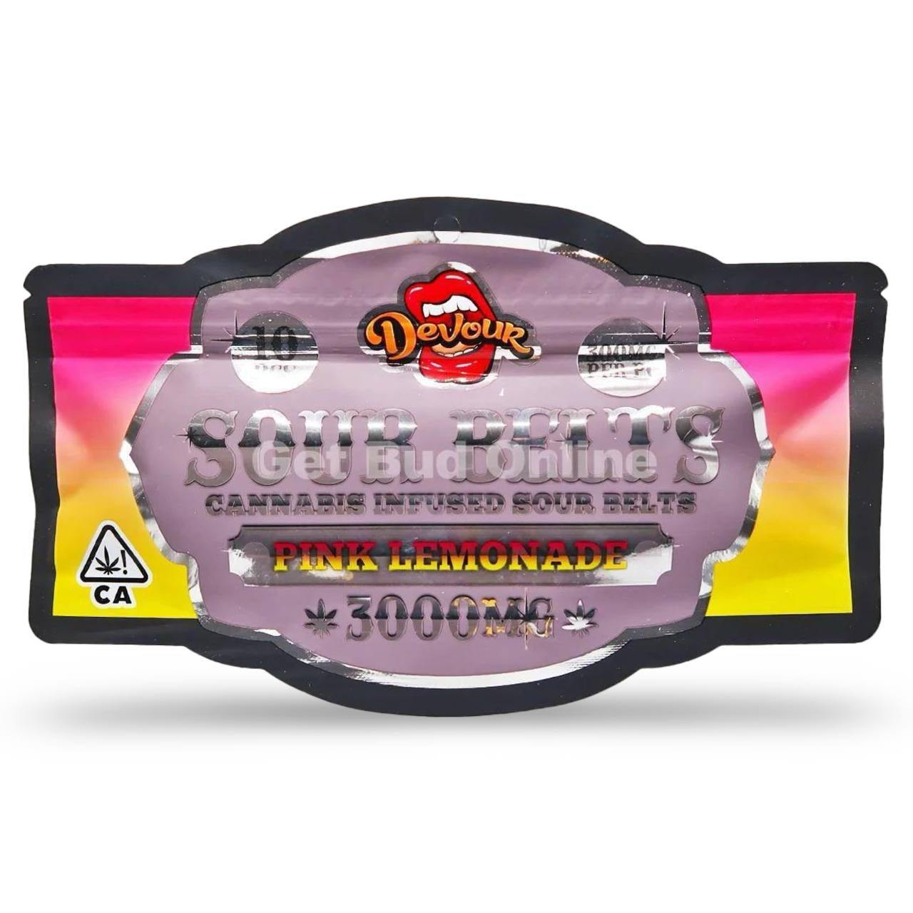 Pink Lemonade - Sour Belts - 3000mg