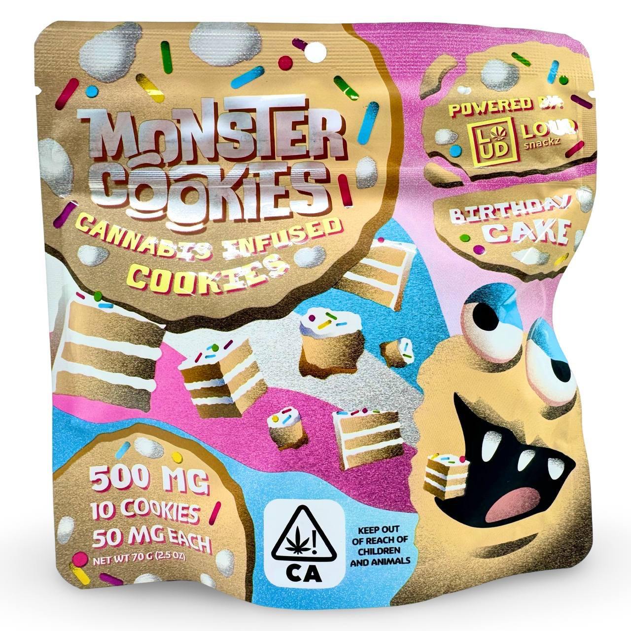 Birthday Cake - Monster Cookies - 500mg - SALE!