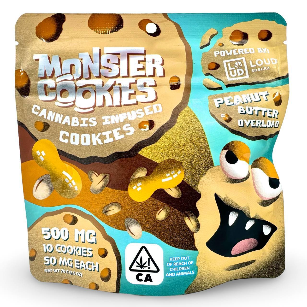 Peanut Butter Overload - Monster Cookies - 500mg