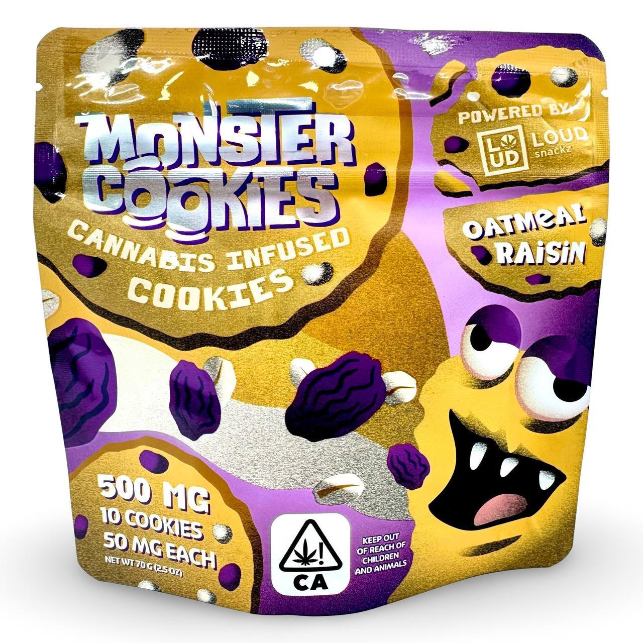 Oatmeal Raisin - Monster Cookies - 500mg - SALE!