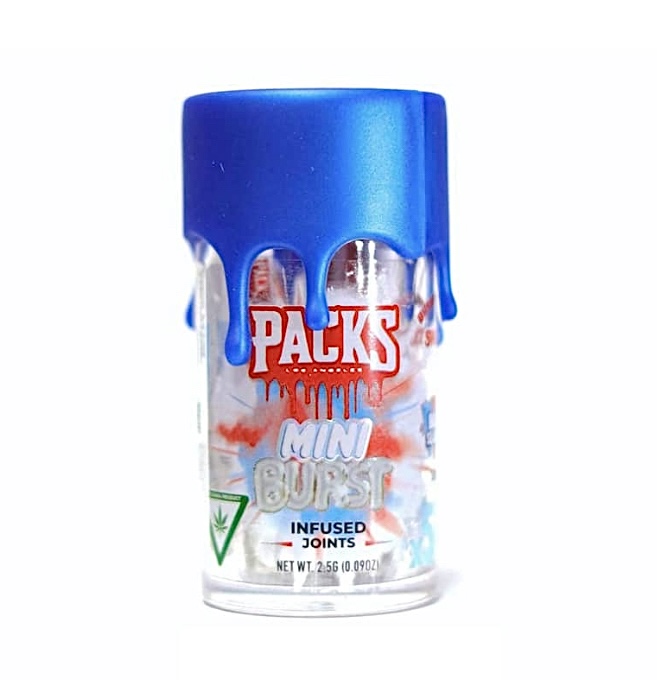 Strawberry Vanilla Blue Slurpee - Infused Mini Joints - (5 J's Per Pack x 0.5g ea)