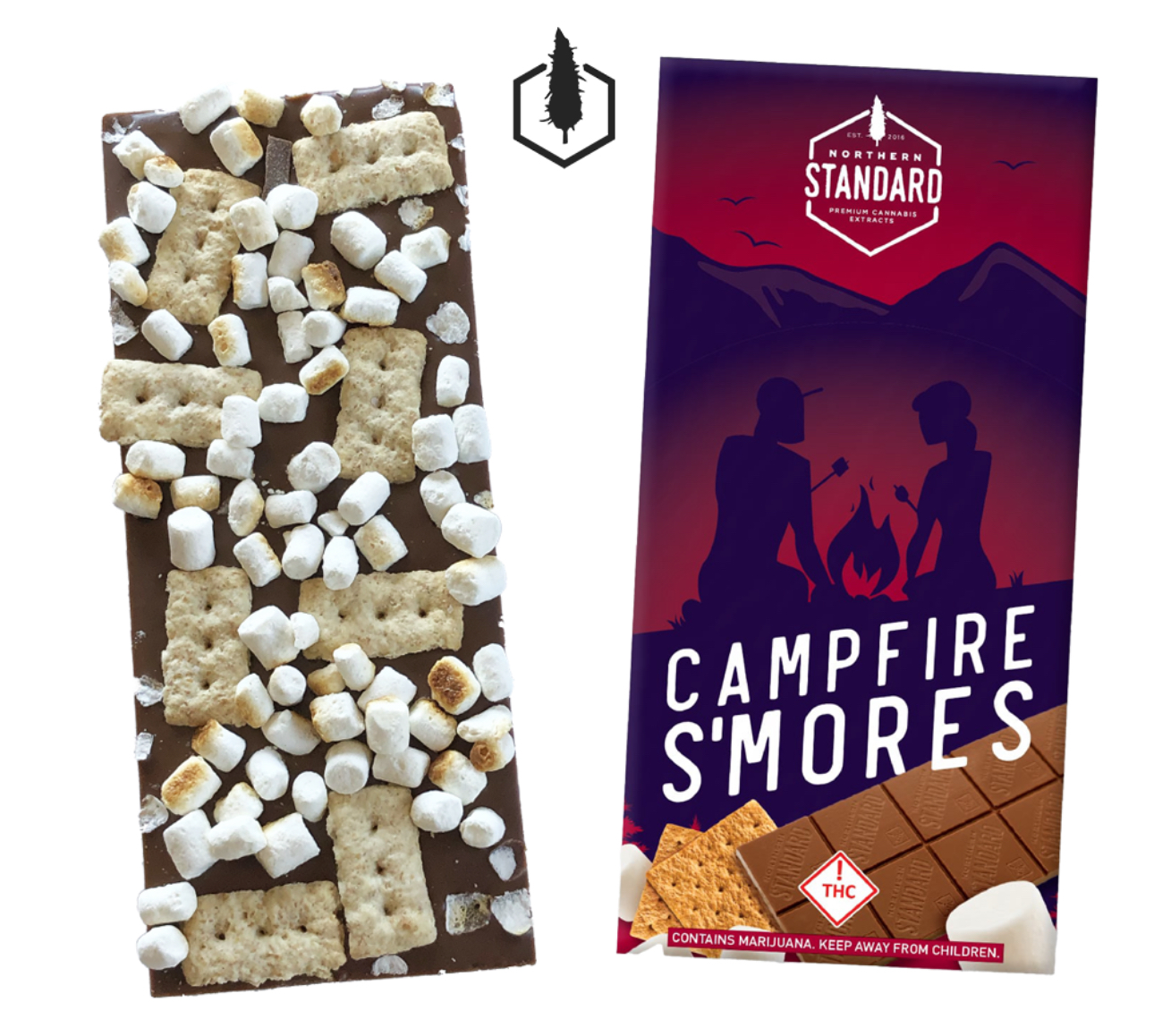 Campfire Smores - Chocolate Bar - 1000mg
