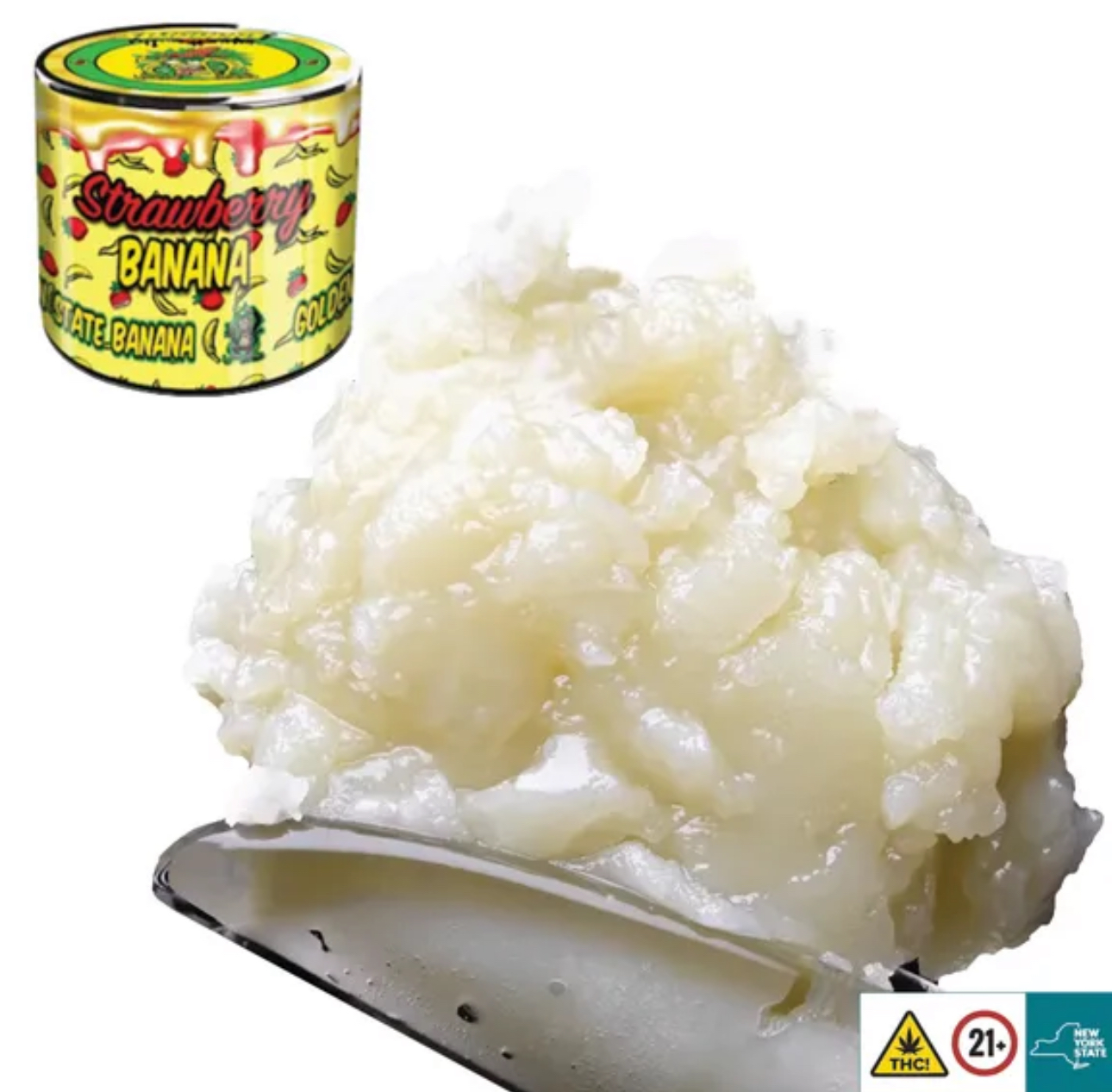 Strawberry Banana by Sluggers Hit - Premium Live Rosin - Cold Cure 1g 