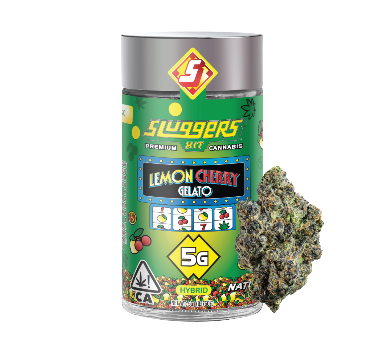 Lemon Cherry Gelato - Hybrid - Premium Quality Sluggers 5-Gram Flower