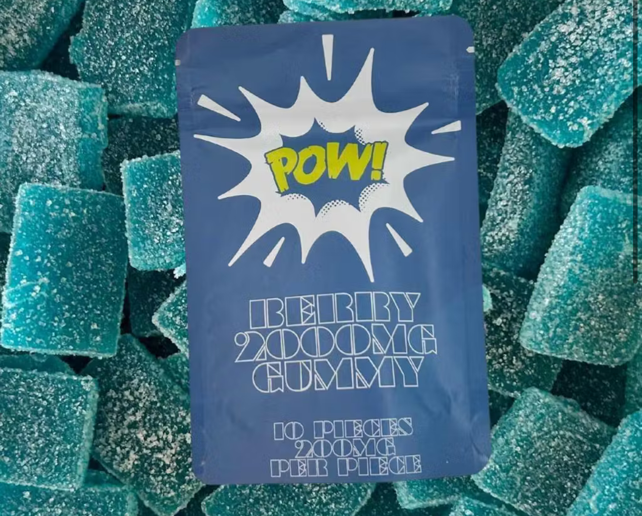 POW! Gummies - Berry - 2000mg Nanotech 10pk