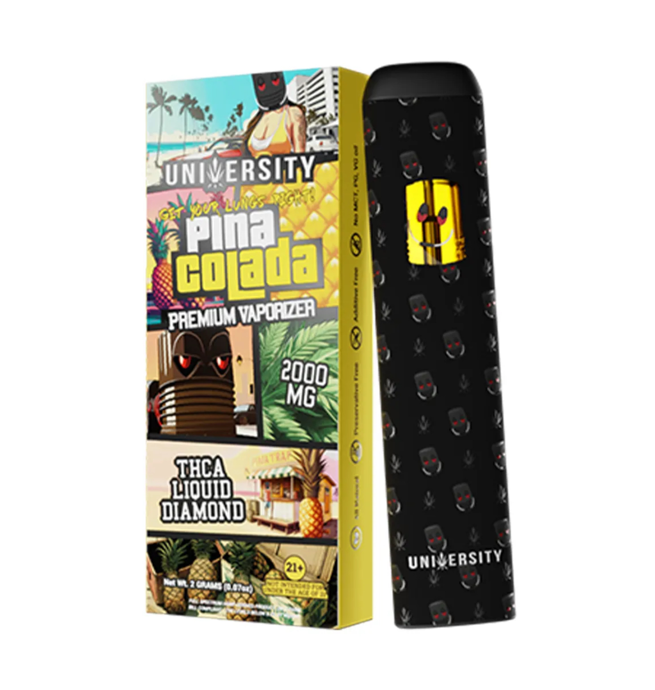 Pina Colada - Liquid Diamond + Live Resin - Disposable - 2g