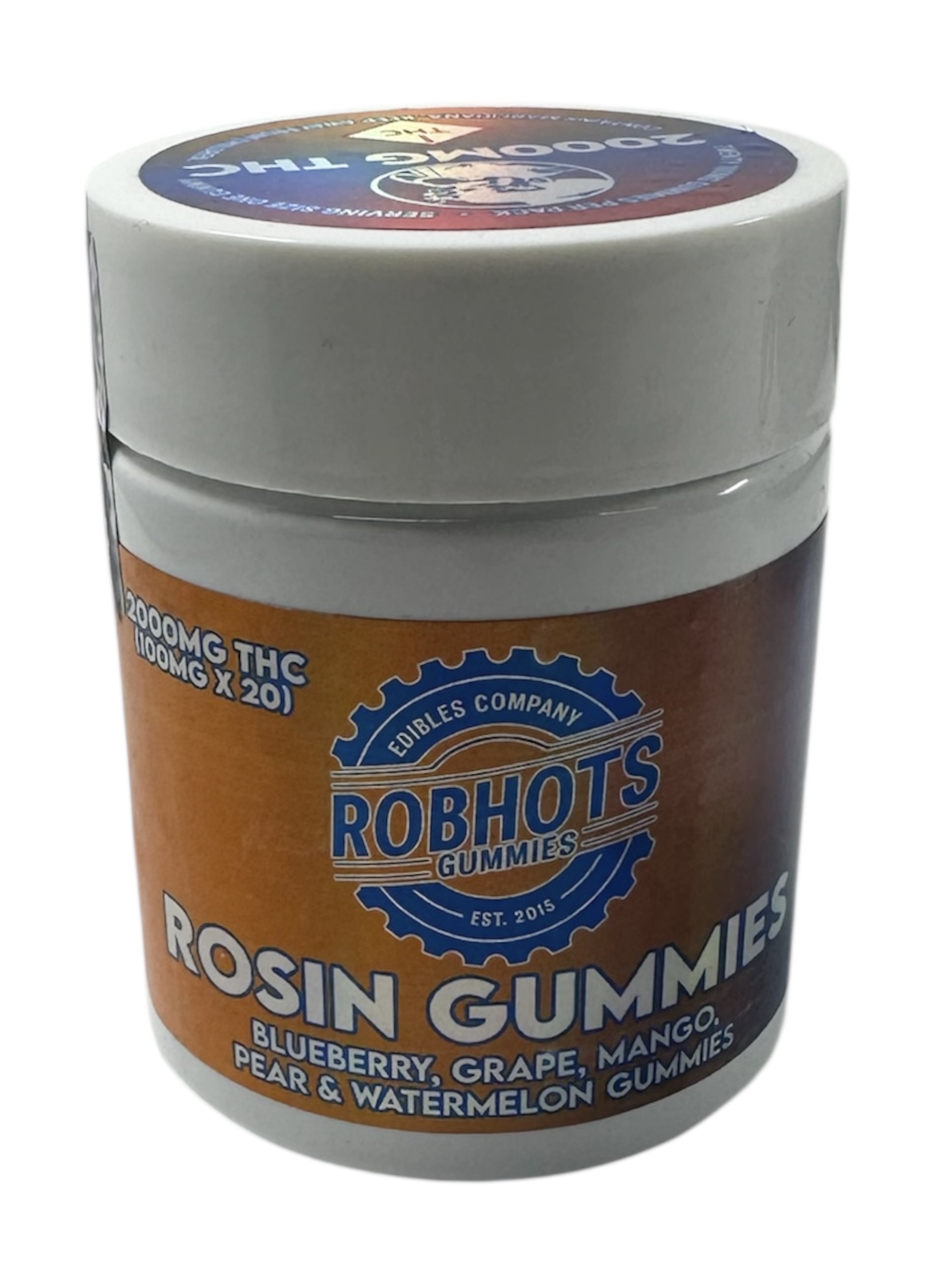 Mix - Blueberry Grape Mango Pear Watermelon - Hash Rosin - Gummies - 2000 mg