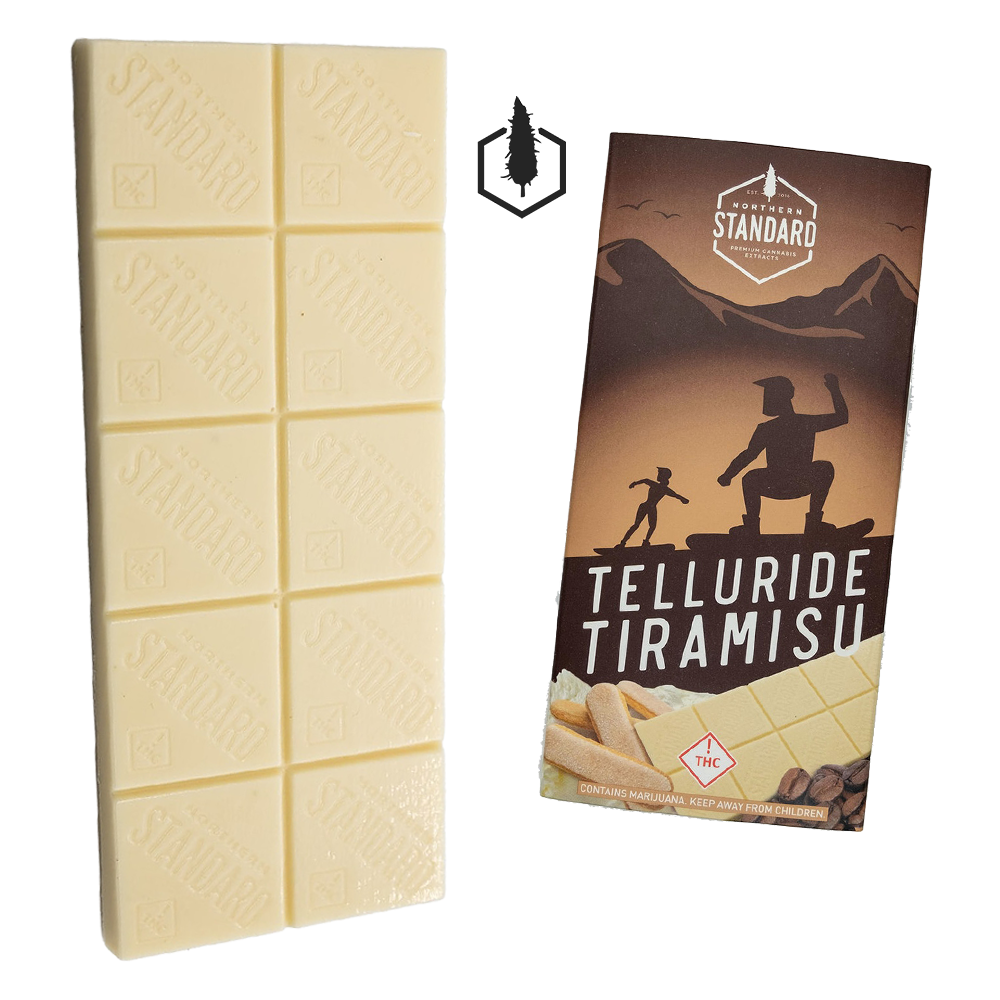 Telluride Tiramisu - White Chocolate Bar - 1000mg