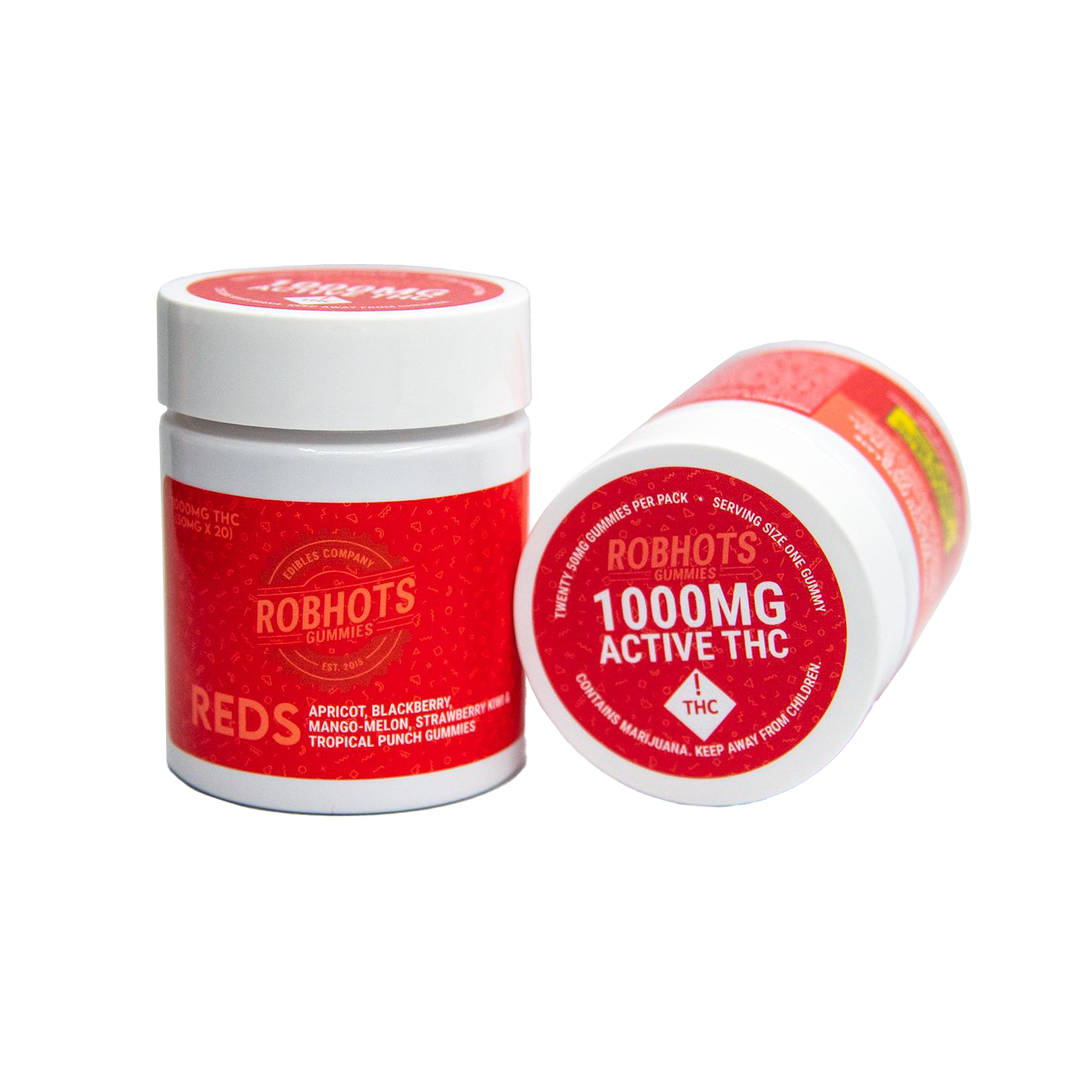 Mixed Fruit - Apricot, Blackberry, Mango, Melon, Strawberry Kiwi, Tropical Punch - Gummies - 1000 mg