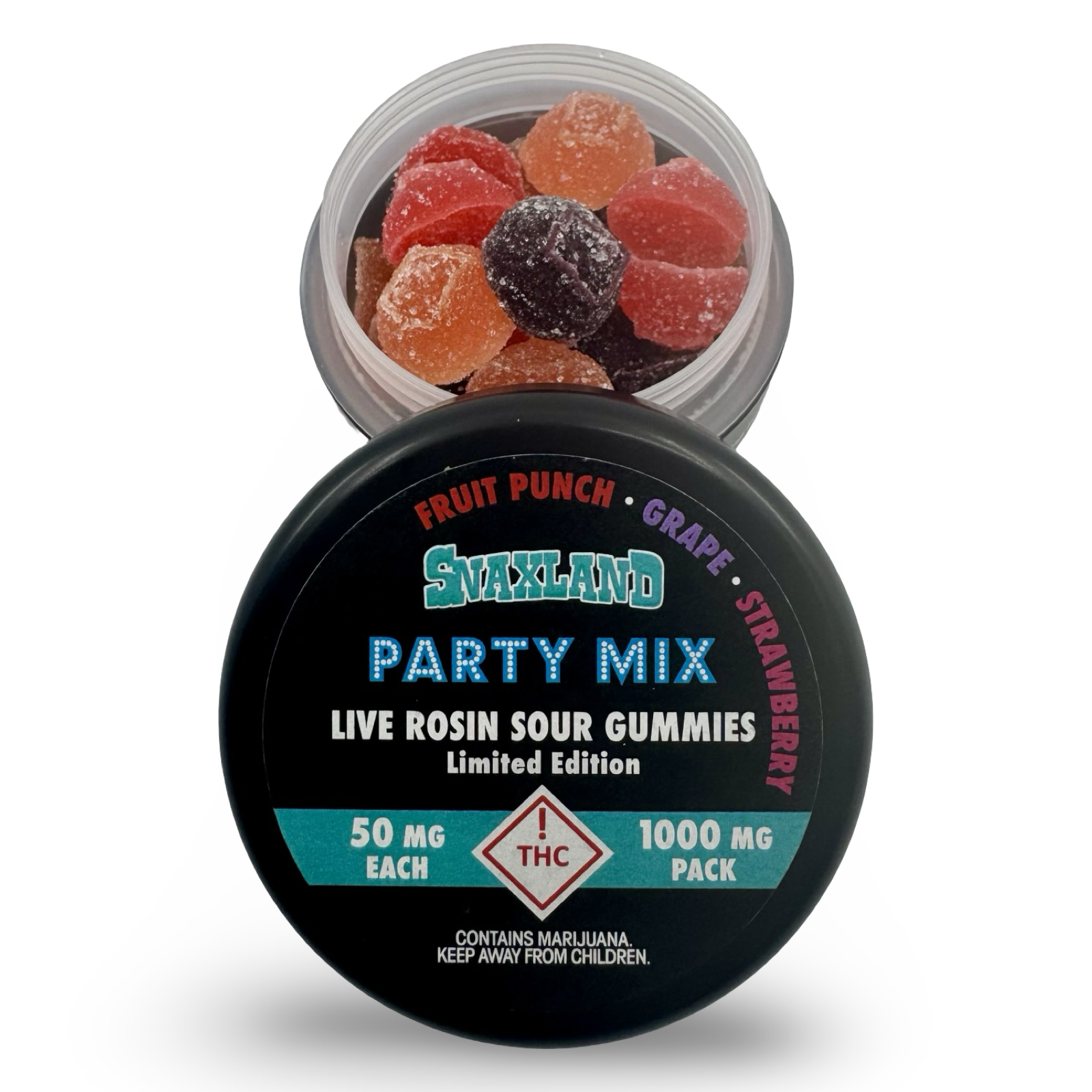 Party Mix - Live Rosin - Sour Gummies - 1000mg (10 pc x 50mg)