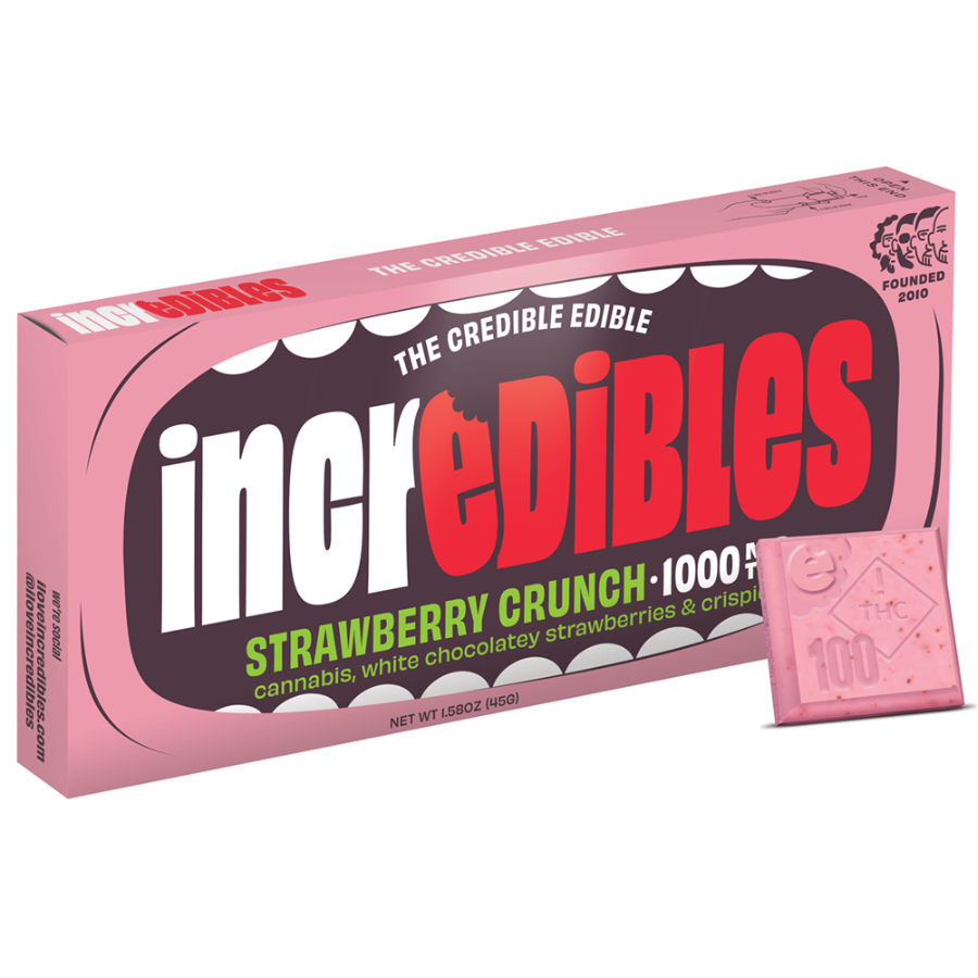 Strawberry Crunch - White Chocolatey Strawberries & Crispies - 1000mg